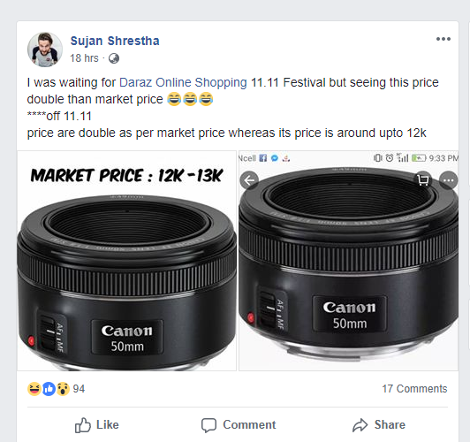 The Most disgusting things about Daraz 11.11 Sale 1
