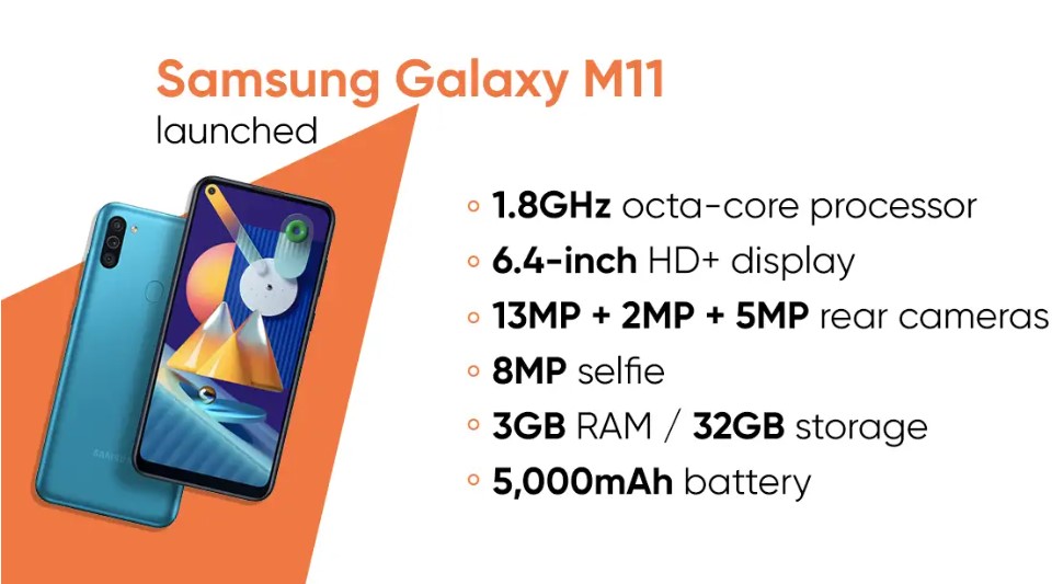 Samsung Galaxy M11 Price in Nepal Specifications Features and Availability