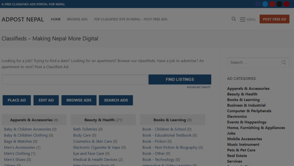Top Classified Sites In Nepal 2021 13
